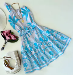 Vestido manga nula