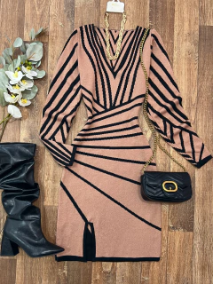 Vestido tricot modal