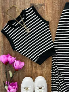 Conjunto mídi listrado - comprar online