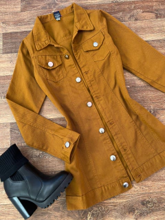 Máxi jaqueta caramelo - comprar online