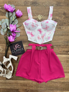 Corset premium borboletas