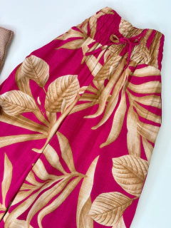 Calça pantalona Lastex - comprar online