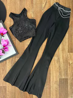 Calça flare cirrê power