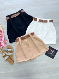 Saia shorts alfaiataria