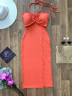 Vestido Canelado
