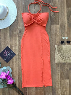 Vestido Canelado