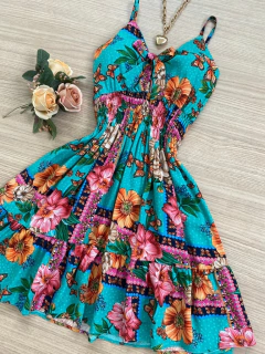 Vestido lastex estampado - comprar online