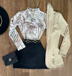 Maxi Blazer nude - comprar online