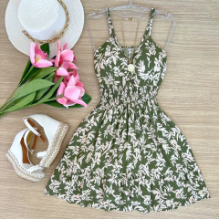 Vestido Lastex Verde