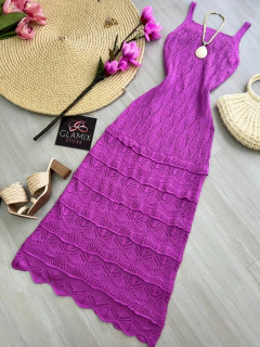 Vestido longo tricot na internet