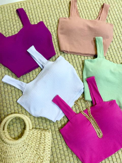 Cropped canelado - Glamix 