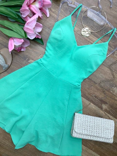 Macaquinho Sabrina verde água na internet