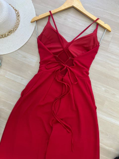 Macacão Sabrina vermelho - comprar online