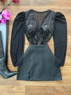 Body tule com Paête