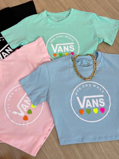 Cropped estampado Vans - comprar online