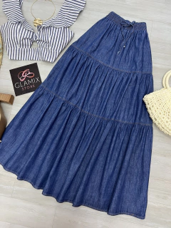 Saia longa Jeans - comprar online