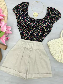 Cropped canelado - comprar online