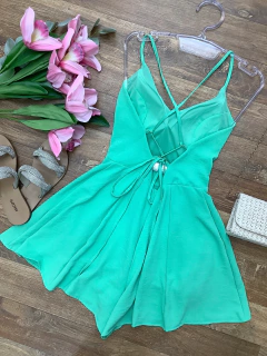 Macaquinho Sabrina verde água - comprar online