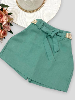 Saia/shorts linho Verde (cópia)