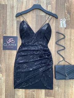 Vestido paête holográfico