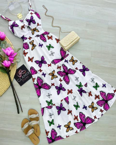 Vestido Bia borboletas azul (cópia) (cópia) (cópia)