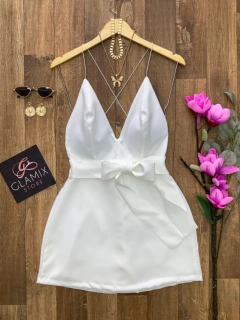 Macaquinho alfaiataria branco