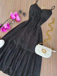 Vestido Midi poá - Glamix 