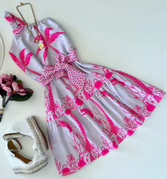 Vestido manga nula
