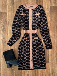 Vestido tricot modal