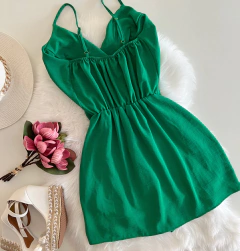 Vestido Mari verde na internet