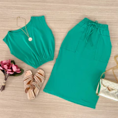 Conjunto moletinho verde