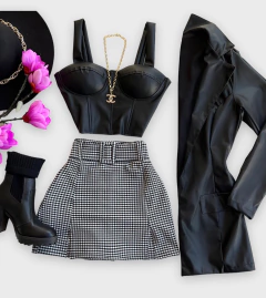 Máxi Blazer courino - comprar online