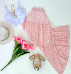 Saia longa crepe - Glamix 