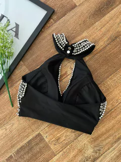 Cropped bordado - comprar online