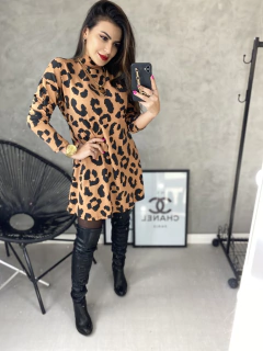 Imagem do Vestido malha gola