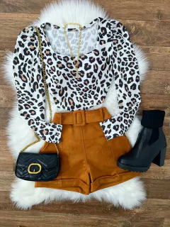 Cropped canelado princesa