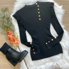 Blusa modal babado - loja online