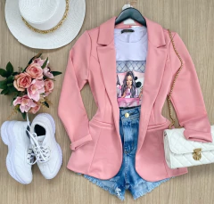 Blazer neoprene Rosê