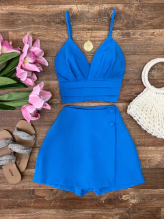 Conjunto alfaiataria Azul