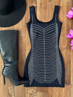 Vestido apliques