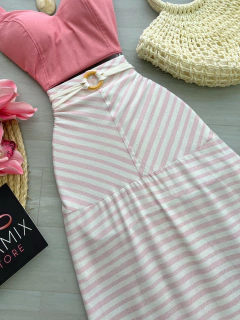 Saia longa linho - comprar online