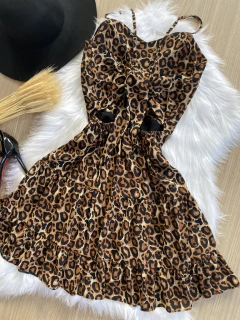 Vestido onça - comprar online
