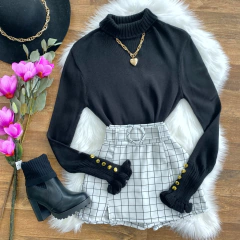 Blusa tricot botões - buy online