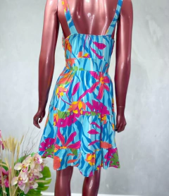 Vestido Laço estampado - Glamix 