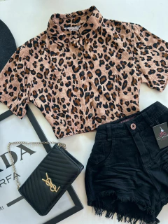 Cropped camisa - comprar online