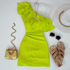 Vestido babado Lima