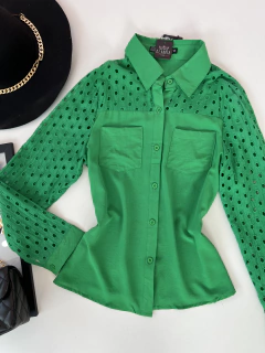 Camisa mangas laise - loja online