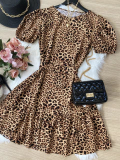Vestido animal print - comprar online