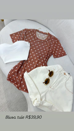 Shorts jeans Off white - Glamix 