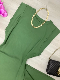 Vestido midi moletinho muscle - comprar online